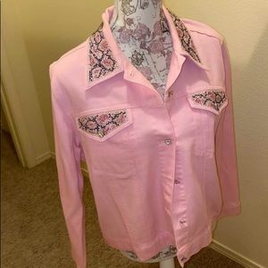 Christine Alexander jeweled accent  jacket 🧥